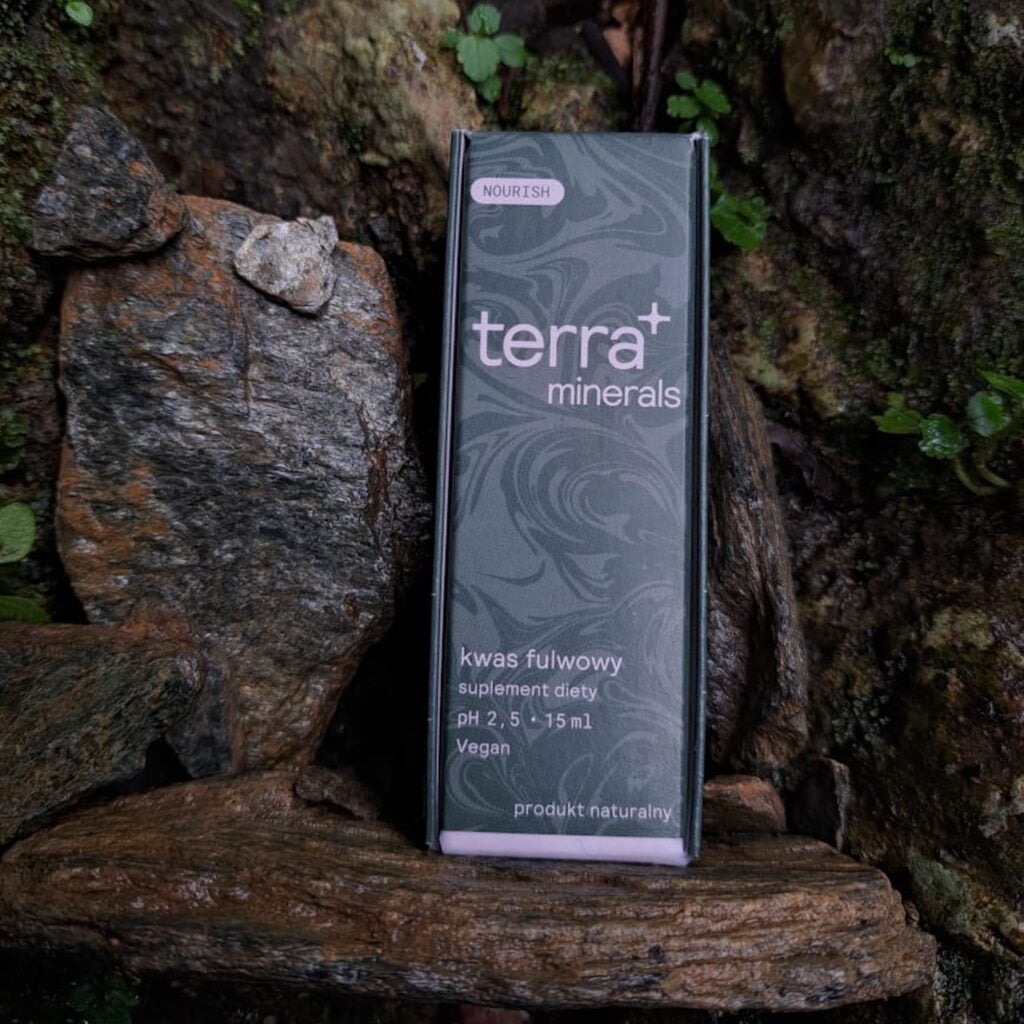 Terra minerals wśród skał