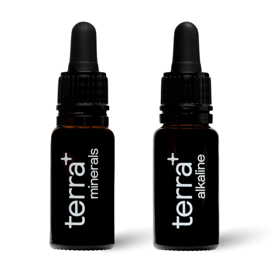 Fiolki Terra minerals i Terra alkaline